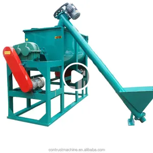 Large 30050010002000kg seeds premix feed grain mixer animal food spiral ribbon mixer best 2 ton 1 ton horizontal feed mixer