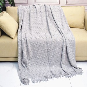 Jeter fil couverture avec gland pour lit canapé Plaid voyage <span class=keywords><strong>voiture</strong></span> avion couvertures doux mur <span class=keywords><strong>tapisserie</strong></span> couvre-lit - Product Image 6