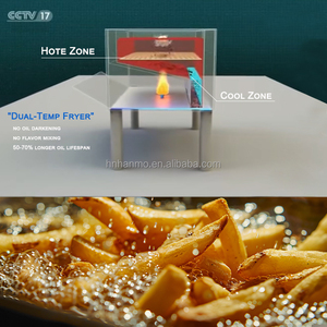 Hansu 35L Commercial Gas Deep <strong>Fryer</strong> Machine Deep <strong>Fryer</strong> Gas Commercial Deep <strong>Fryer</strong> Commercial Gas Triple Basket - Product Image 3