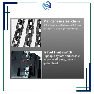 Alat Angkat Rantai Listrik Bersertifikat CE untuk Rigging Truss Panggung Konser 1 Ton 2 Ton Motor Pengangkat Material Baja Tegangan 220V HHBB - Product Image 4