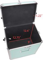 Boîte de rangement en aluminium à faible MOQ, valise de transport, pièces de valise rigide, étui de rangement étanche