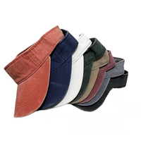 Visera de Sol para hombre, gorra de Golf, tenis, playa, ajustable, color liso, Polo, Verano