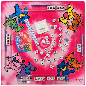 Tapete de Mahjong de Doble Cara Personalizado de Grateful Dead, Tapete de Mahjong Americano de Lujo con Diseño de Osos Bailarines, <span class=keywords><strong>Neopreno</strong></span> Premium con Revestimiento Antideslizante - Product Image 5