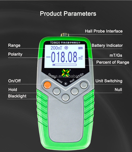 TD8620 Digital <strong>Gauss</strong> <strong>Meter</strong> Handheld Gaussmeter 0-2000mT 5% Accuracy Tesla Tester - Product Image 3
