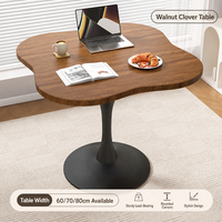 Table basse moderne Tulip avec piétement, 2 chaises pliantes en acrylique transparent, meubles de salon durables, écologiques et peu encombrants