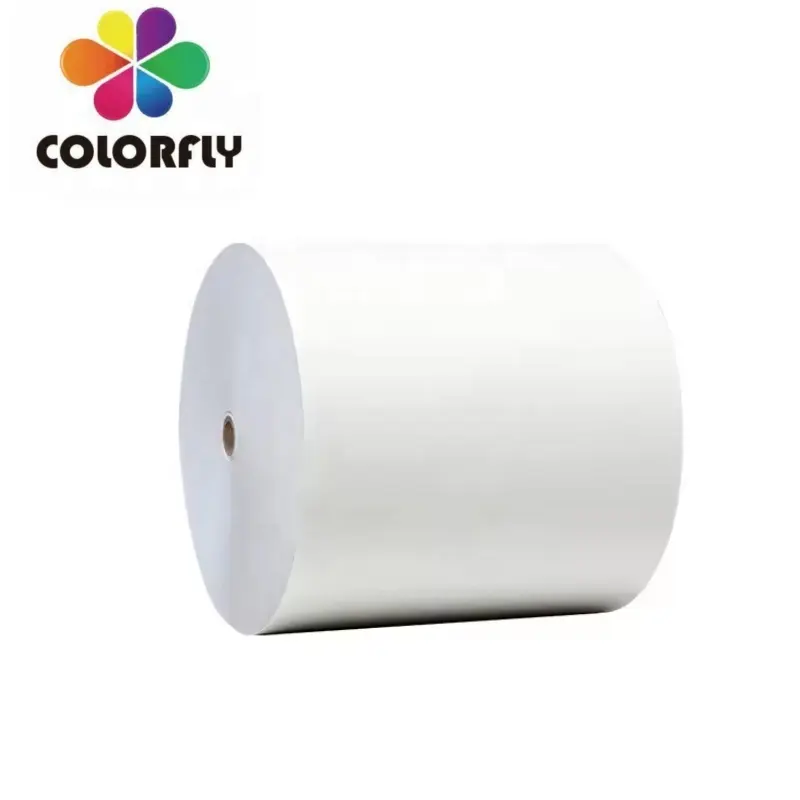 Chất lượng cao màu trắng vàng Kraft phát hành Jumbo cán giấy tờ 80-200gsm tráng giấy/Silicone giấy với chết cắt tùy chỉnh