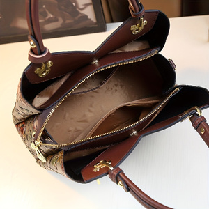 <span class=keywords><strong>Sac</strong></span> à main <span class=keywords><strong>vintage</strong></span> à motif de fleurs, <span class=keywords><strong>sac</strong></span> fourre-tout de luxe en <span class=keywords><strong>cuir</strong></span> PU, <span class=keywords><strong>sac</strong></span> à bandoulière à la mode pour femmes - Product Image 6