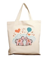 Sac fourre-tout en toile de coton recyclable imprimé de logo personnalisé