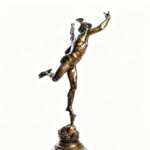 Escultura <span class=keywords><strong>de</strong></span> Bronce <span class=keywords><strong>de</strong></span> Hércules, <span class=keywords><strong>Dios</strong></span> Griego Mensajero, a Tamaño Real, con Detalles Realistas, para Decoración <span class=keywords><strong>de</strong></span> Jardín y Plaza - Product Image 4
