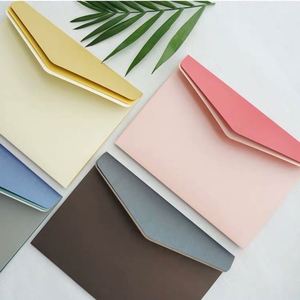 Custom Wedding Invitation Fancy Kraft Paper <b>Foil</b> Envelopes with Card - Product Image 2