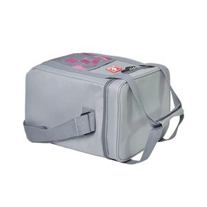 Sac isotherme personnalisé à motif lettres, fermeture éclair, doux, tendance, imperméable, en polyester, pour usage extérieur - Product Image 3