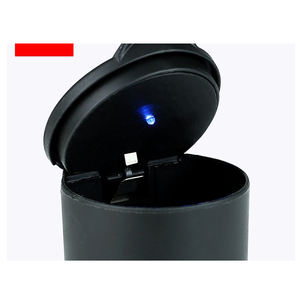 Cendrier de voiture portable avec logo OEM, avec briquet LED, porte-gobelet, bac de rangement, poubelle de voiture - Product Image 3