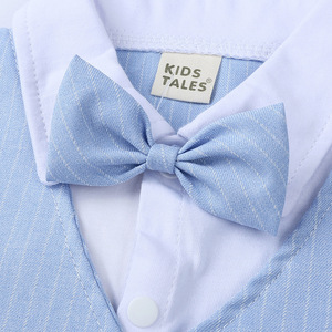 Ropa para Niños Pequeños, Conjuntos de Ropa Oficial para Bebés, Conjuntos de Pantalones a Rayas para Niños con Camisa al por Mayor - Product Image 2