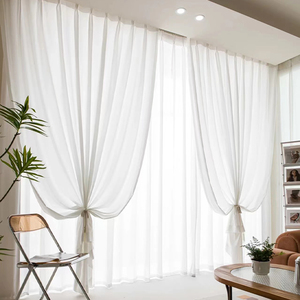 White Sheer Voile Window Tulle <strong>Curtain</strong> 2 Panels 52 Width 84 Inch Long <strong>for</strong> Home <strong>Kitchen</strong> Bedroom Children Room Living Room Hotel - Product Image 6