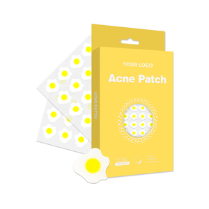 Parche hidrocoloide para espinillas, huevos fritos, cuidado de la piel, accesorios personalizados, cobertura de espesor, parche para limpiar imperfecciones, Etiqueta Privada - Product Image 2