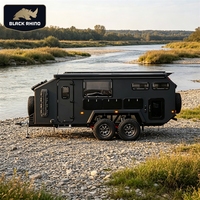 Caravane, remorque de voyage, remorque de camping, caravane légère remorquable pour le camping en plein air