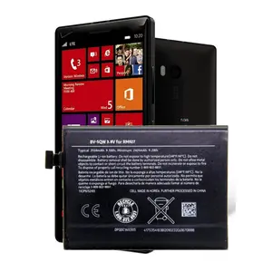 New phone battery replacement BV-5QW for Nokia Lumia 929 930 RM927 2420mAh brand new 0 cycle