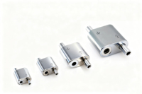 Kits de pinces de suspension réglables en métal à boucle double sens avec verrouillage pour usage extérieur, emballage en carton