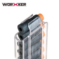 Worker Toy Gen 3 + Bamboo Stefan Dardos cortos Nodos de media longitud Prensa de calor Dardo Balas de espuma EVA para Nerf Worker Modify Blaster