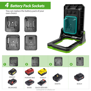 Lampe de travail LED pliable 30W, rechargeable, avec support - Product Image 3