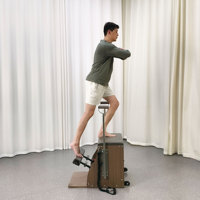 Kursi Wunda Combo dengan Pedal Terpisah Warna Walnut Kayu Kursi Pilates