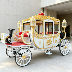 Calèche royale électrique ZOWN pour mariage de luxe, transport 60V 80A, batterie, roues robustes, personnalisable, homologuée CE, 4 roues CN HEN - Product Image 1