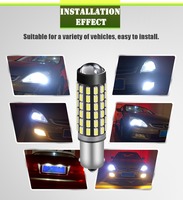 Ampoules LED JIACHI super lumineuses AC/DC 12-24V 3014 puces BA9S T4W BAX9S H6W BAY9S H21W Canbus pour marche arrière, stationnement, lecture et éclairage latéral