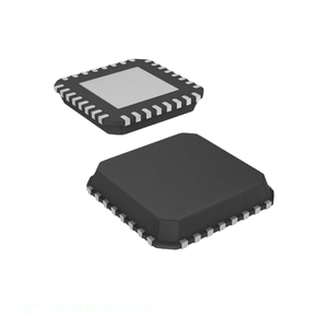 ชิปอิเล็กทรอนิกส์สำหรับการจัดการพลังงาน (PMIC) 32 VFQFN แบบมีแผ่นต่อภายนอก NCV7518MWATXG ของแท้ - Product Image 1