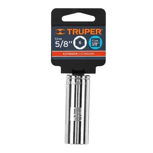 Douille longue BOX 6 5/8 po, 6 points, entraînement 3/8 po, TRUPER - Product Image 2