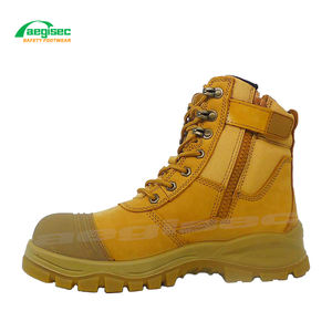 AEGISEC-Calzado DE SEGURIDAD DE nobuk repelente al agua de alta calidad, calzado de seguridad industrial con cordones y punta de acero - Product Image 2