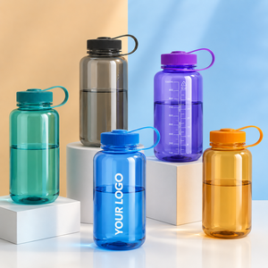 Bouteille d'eau Tritan personnalisée avec logo, 12 oz, 20 oz, 24 oz, 32 oz, sans BPA, réutilisable, bouteille de <span class=keywords><strong>sport</strong></span> avec poignée et couvercle - Product Image 6