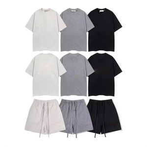 เสื้อยืดธรรมดา 100% ผ้าฝ้าย เสื้อยืดขายส่ง เสื้อยืดสีดำพื้นฐาน เสื้อยืดคอกลมแบบยูนิเซ็กซ์สำหรับผู้ชาย - Product Image 3