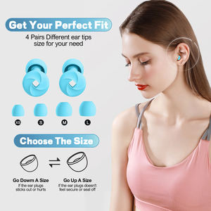 Earplugs for Sleeping Noise Cancelling -23db <b>Earrings</b> Soundproof Party Ear Plugs Swimming - Product Image 2