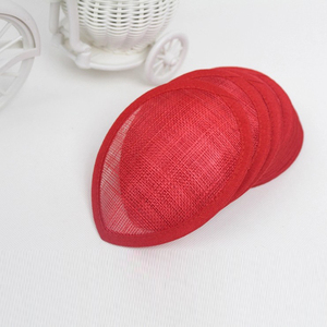 Hot Selling Colorful Fascinator Hat Base High Quality Sinamay Base for Millinery Hat Material <strong>Accessories</strong> - Product Image 1