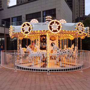 <span class=keywords><strong>Prix</strong></span> d'usine Commercial Double Decker Carrousel Horse, Big Merry Go Round pour le centre commercial Carnival Tourist Attraction Center - Product Image 1