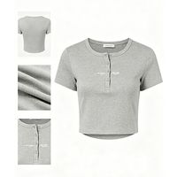 T-shirt unisexe à manches courtes en coton biologique 100 % de haute qualité avec logo personnalisé, coupe ajustée, pour hommes et femmes, grandes tailles
