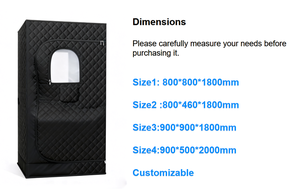 Chất lượng cao dày ngăn ngừa mất nhiệt nhà Spa hơi nước nhà tắm hơi cho ngoài trời - Product Image 3