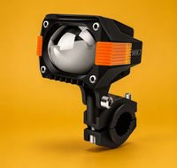 LED-Linsen-Motorrad-Scheinwerfer, Fahrlicht mit 6064 Lampenperlen für Auto und LKW