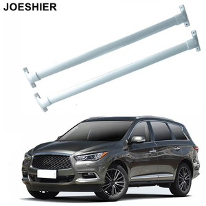 Barres transversales de toit de voiture JOESHIER en alliage d'aluminium 100 kg+ Porte-bagages Installation facile pour Infiniti QX60 2011-2021 - Product Image 1
