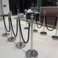 Barrière de file d'attente VIP en corde dorée pour hôtel, best-seller