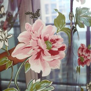 All'ingrosso decorativi europei stampa fiore farfalla trasparente floreale <span class=keywords><strong>tende</strong></span> <span class=keywords><strong>per</strong></span> soggiorno - Product Image 6