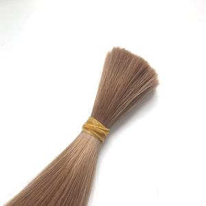 <span class=keywords><strong>Capelli</strong></span> Umani Morbidi e Setosi di Colore Marrone <span class=keywords><strong>Chiaro</strong></span> Emeda per Intrecciare Fai-da-Te - Product Image 2