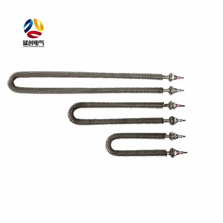 380v sus 304 finned tubular electric heating element For heating water