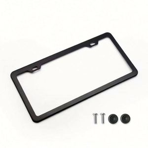 Custom Stainless Steel License Plate <b>Frames</b> - Car Accessories with Screw Caps - Durable Cover Design - Product Image 2
