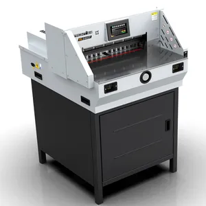 A3 бумагорезательная мшина и электронная бумажная гильотина A3 бумажный автомат для резки с 7 "тачскрин, аналагово-спереди