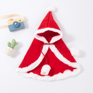 Nouvelle tenue de Noël pour petit chien en peluche / Vêtements de Père Noël pour chien et chat, accessoires amusants pour l'automne - Product Image 2