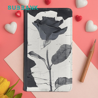 Sublimation Journaux double face A6 couverture en PU blanc Carnet en cuir avec logo personnalisé vierge