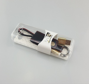 Organisateur de <span class=keywords><strong>c</strong></span>âbles de données portable 3-en-1 en PVC, Type-<span class=keywords><strong>C</strong></span> Micro <span class=keywords><strong>USB</strong></span>/ pour connecteurs <span class=keywords><strong>20cm</strong></span>, téléphone portable 6S/7 Android, charge et données - Product Image 4