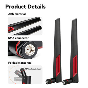 <span class=keywords><strong>Antena</strong></span> <span class=keywords><strong>WiFi</strong></span> Industrial de 5dBi, 2.4G <span class=keywords><strong>5G</strong></span> de Doble Banda, Tipo Blade, RP-SMA Macho, Plegable, para IoT, Gateway, Cámara de Seguridad, Juegos - Product Image 3
