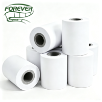 Meilleures rouleaux de papier thermique 57x40mm 65gsm pour terminaux de point de vente